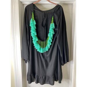 Sundress Indiana Mini Dress Low Back with Tassels Dress/Tunic/Cover Up Size M/L